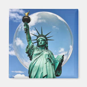 Freiheitsstatue unter dem Dom 2035 Magnet