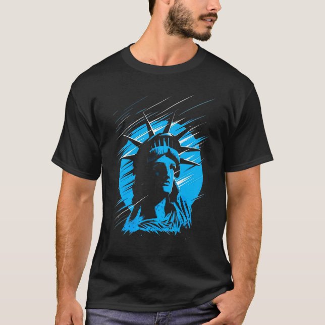 Freiheitsstatue USA T-Shirt (Vorderseite)