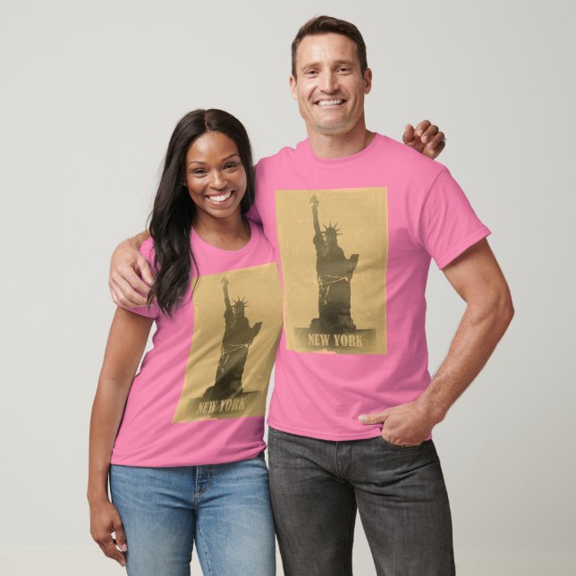 Freiheitsstatue Vintager T - Shirt (Unisex)