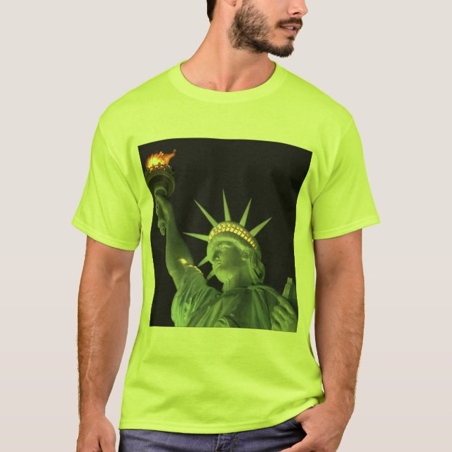 Freiheitsstatue zum T - Shirt der Sicherheit (Vorderseite)