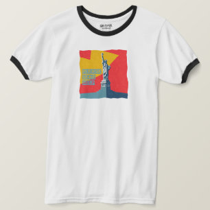 Freiheitsstatut Bitte Hilfe senden - Demokratie Ge T-Shirt