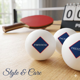 Freiheitstext Individuelles Ping-Pong-Ball-Design Tischtennisball