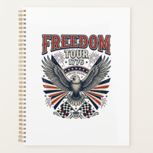 Freiheitstour 1776 Vintage Adler Patriotisches Hem Planer