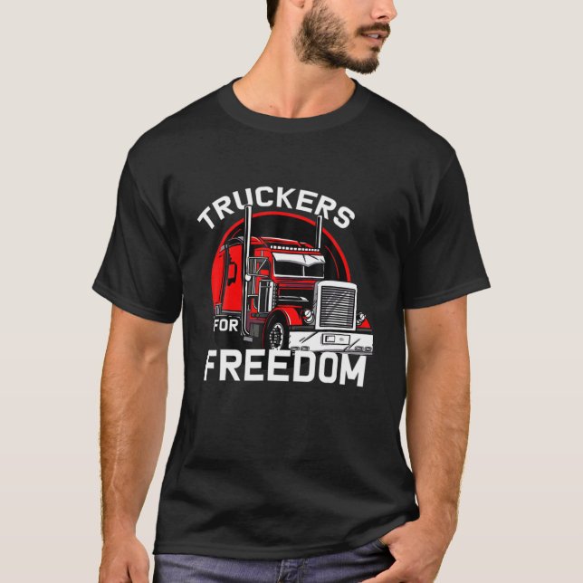 FREIHEITSVERTRAG 2022 KANADISCHE TRUCKER-T-SHIRTS  T-Shirt (Vorderseite)