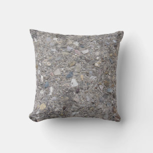 Freiliegende Aggregate (bedruckt, nicht aus Beton) Kissen