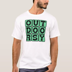 Freiluftfan, Camper, Wanderer oder Rucksacktourist T-Shirt