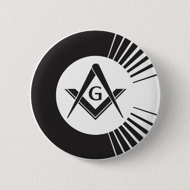 Freimaurer, Freimaurer, Maurer Button (Vorderseite)