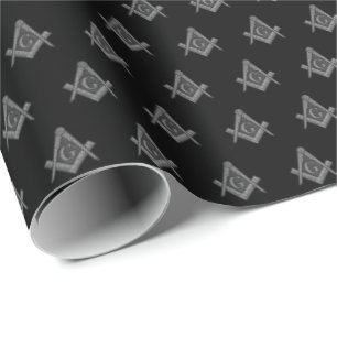Freimaurer Freimaurer Quadrat und Kompass Freimaur Geschenkpapier