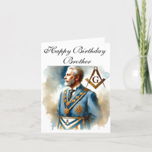 Freimaurer Geburtstag Dankeskarte