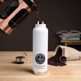 Freimaurer Geschenke | Personalisiert isoliert Trinkflasche