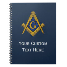 Freimaurer Geschenke Quadrat und Kompass Blau