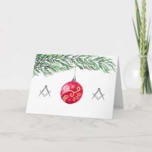 Freimaurer Maurer Freimaurer Weihnachten Dankeskarte