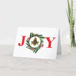 Freimaurer Maurer Freimaurer Weihnachten Dankeskarte