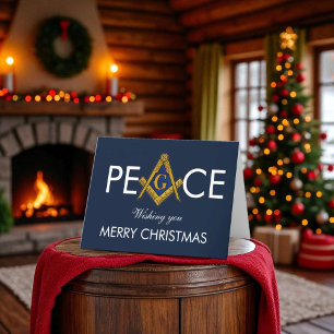 Freimaurer Maurer Freimaurer Weihnachten Dankeskarte