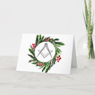 Freimaurer Maurer Freimaurer Weihnachten Dankeskarte