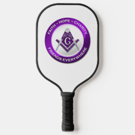 Freimaurer-Pickleball-Schläger Lila Pickleball Schläger