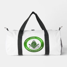 Freimaurer-Turntasche Grün Duffle Bag