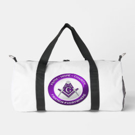 Freimaurer-Turntasche Lila Duffle Bag