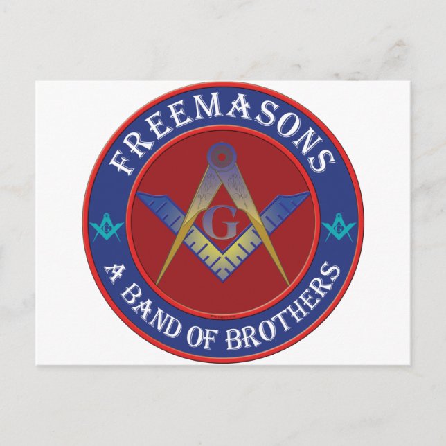 Freimaurerband Postkarte (Vorderseite)