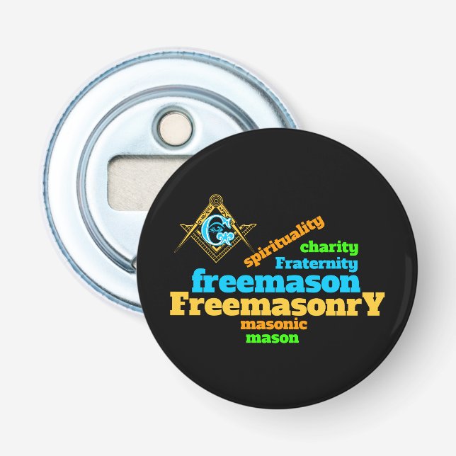 Freimaurerei Flaschenöffner (Vorderseite)