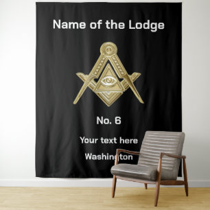 Freimaurerei Freemasons Masonic Lodge Wandteppich