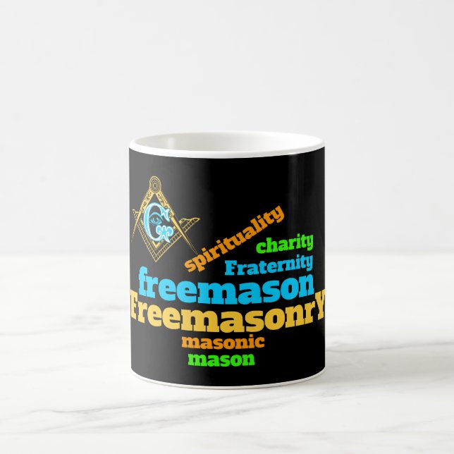 Freimaurerei Kaffeetasse (Mittel)