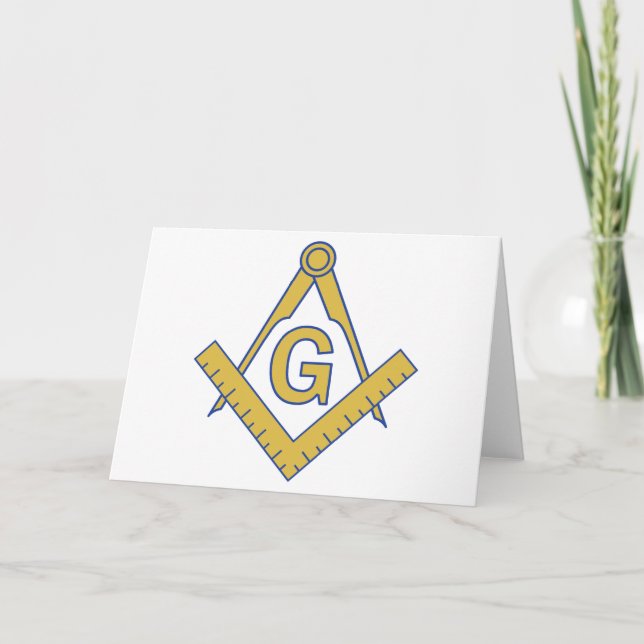 Freimaurerei Karte (Vorderseite)