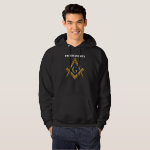 Freimaurerei Masonry Compass und Square Masonic Hoodie