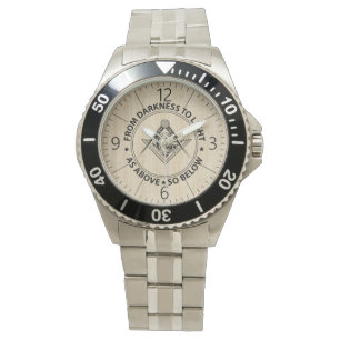 Freimaureremblem Armbanduhr