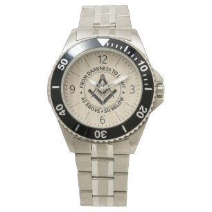 Freimaureremblem Armbanduhr