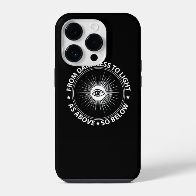 Freimaureremblem iPhone 14 Pro Hülle (Rückseite)