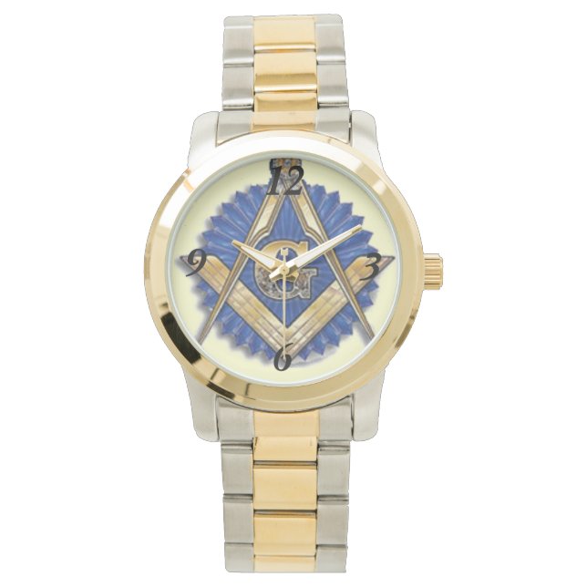 Freimaurerisch Armbanduhr (Vorderseite)
