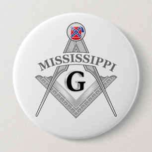 Freimaurerloge des Staat Mississippi Button