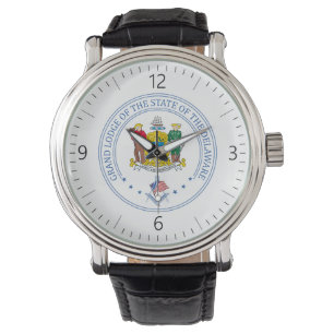 Freimaurerloge des Staat von Delaware Armbanduhr