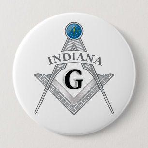 Freimaurerloge des Staat von Indiana Button