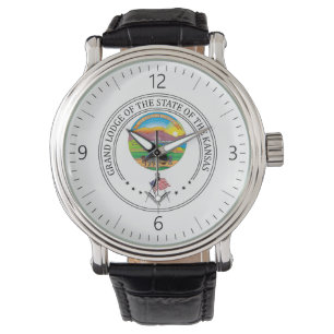 Freimaurerloge des Staat von Kansas Armbanduhr