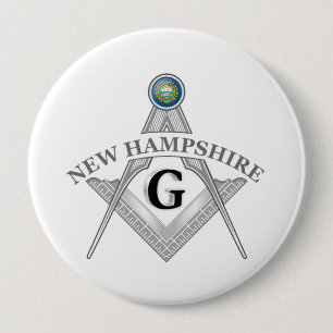 Freimaurerloge des Staat von New Hampshire Button