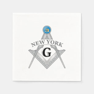 Freimaurerloge des Staat von New York Serviette
