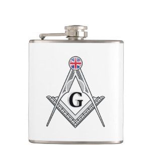 Freimaurerloge Großbritannien Flachmann