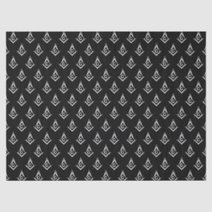 Freimaurermuster (Schwarzes) Seidenpapier