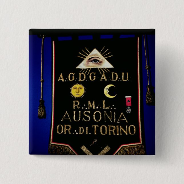 FreimaurerRegalia, vom Auftrag von Turin Button (Vorderseite)