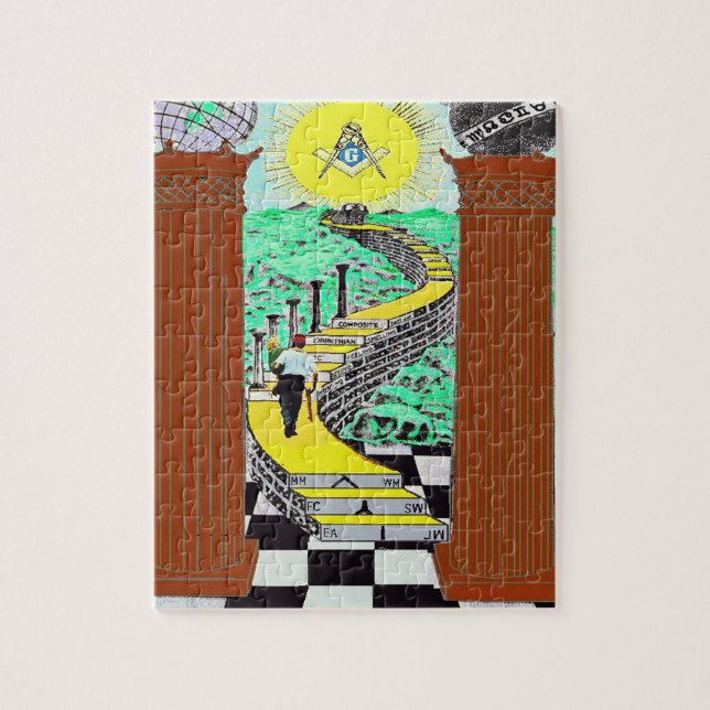 FreimaurerShriner Puzzlespiel (Vertikal)