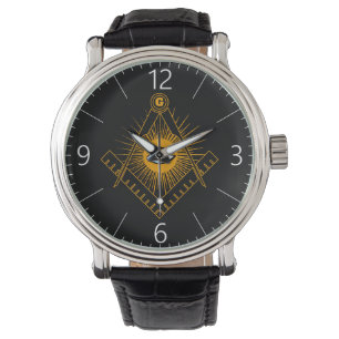 Freimaurersymbol Armbanduhr