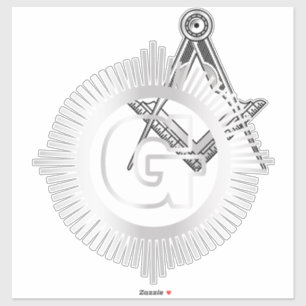 Freimaurersymbol Aufkleber