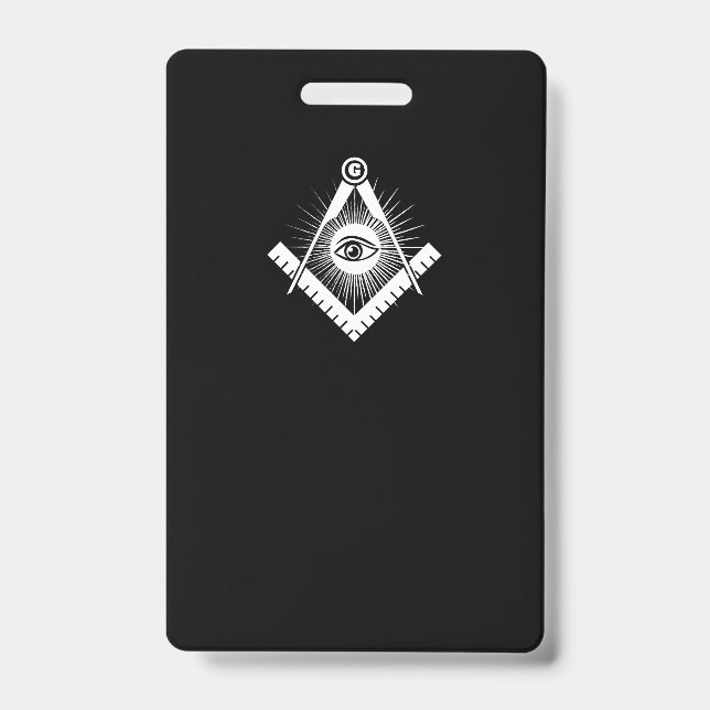 Freimaurersymbol Ausweis (Vorderseite)