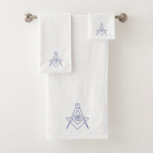 Freimaurersymbol Badhandtuch Set
