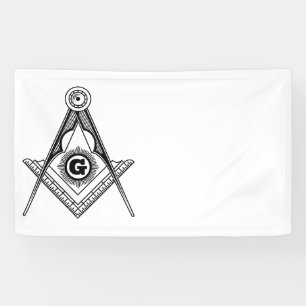 Freimaurersymbol Banner