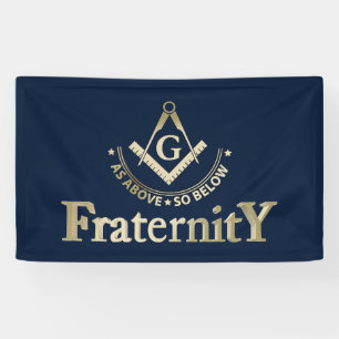 Freimaurersymbol Banner