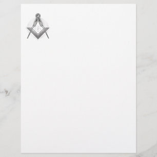 Freimaurersymbol Briefbogen