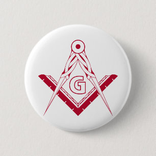 Freimaurersymbol Button